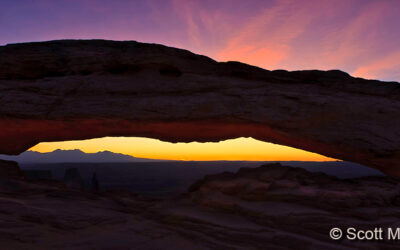 Mesa Arch, Canyonlands National Park, Utah USA